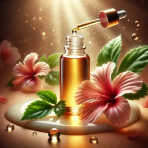 Hibiscus Oil for Skin Benefits: Anti-Aging, Hydration, Moisturization, Brightening. Acne and Blemish Control