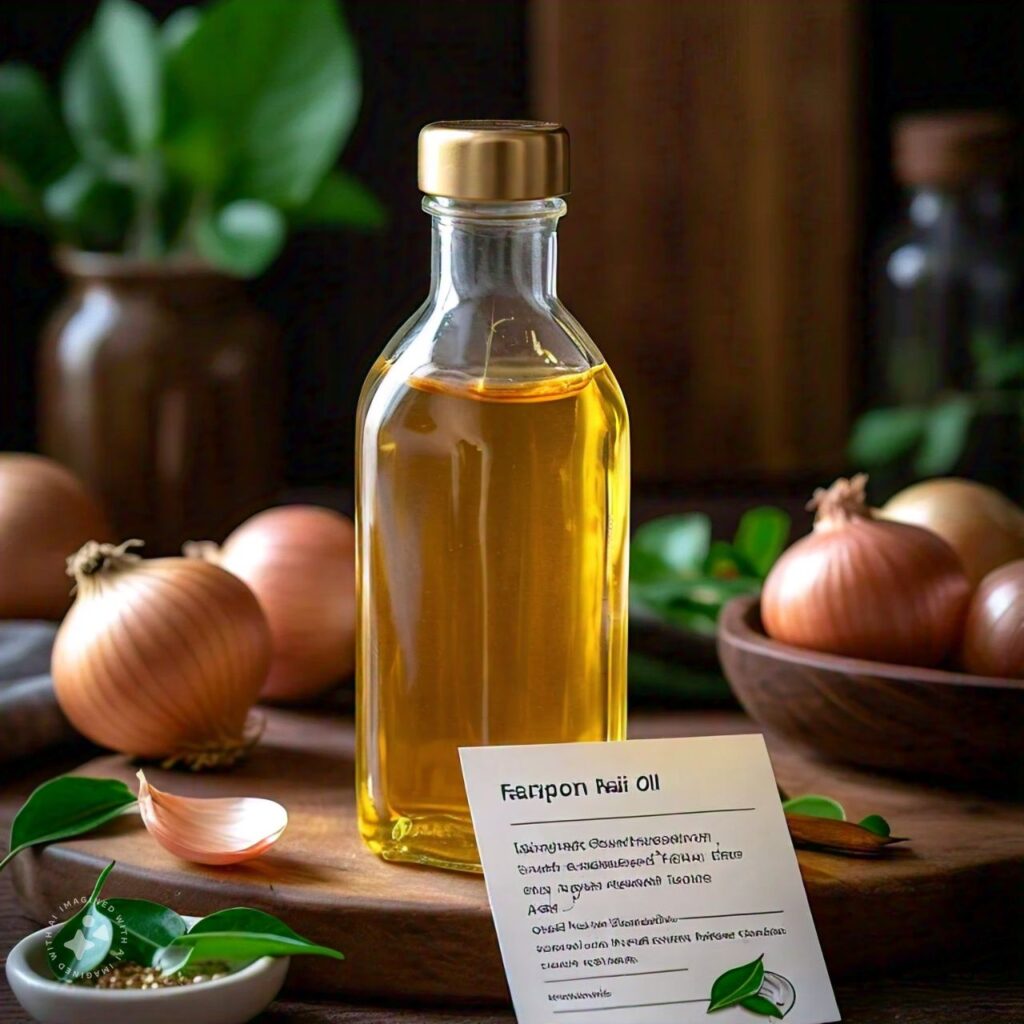 Homemade Onion Hair Oil Recipe